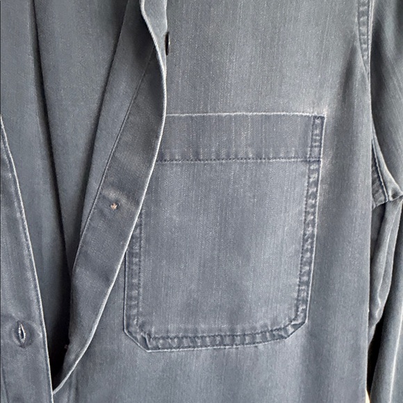 Blue Button-Up Shirt - Picture 5 of 5